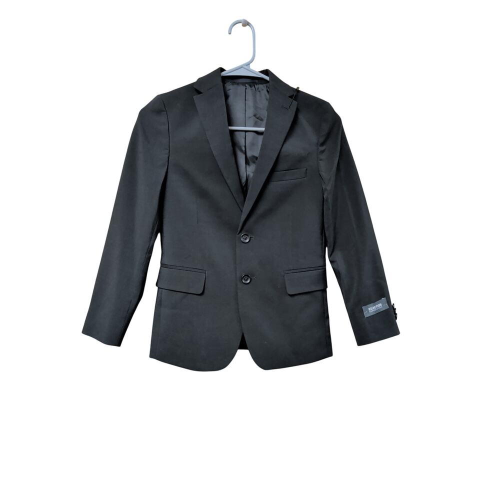 Boy Reaction Kenneth Cole Black Blazer Size 10 R